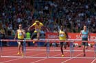 javier Culson (PUR) on his way to winning the 400 metres hurdles in the IAAF Diamond League, Birmingham.